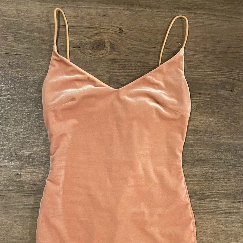 Meshki Velvet Mini Dress - Size S